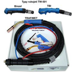 Svařovací hořák Sherman TW-501 typu TRAFIMET 3m